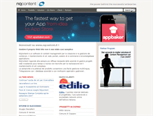 Tablet Screenshot of nqcontent.it